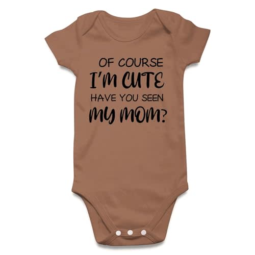 UNIFACO Unisex Baby Funny Saying Outfit Short and Long Sleeve Bodysuits Romper 0-18M