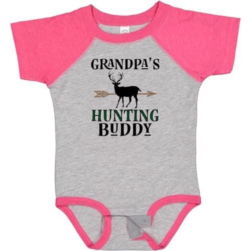 inktastic Bow Hunter Grandpa Hunting Buddy Baby Bodysuit