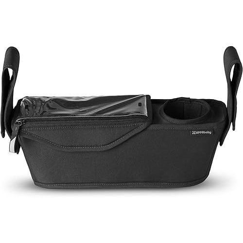 UPPAbaby Parent Console for Ridge Stroller/Secure Zippered Pocket + Beverage Compartments/Touch Screen Phone Pocket