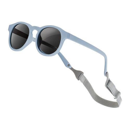 Baby Sunglasses with Strap Polarized Flexible UV400 for Infant Toddler Boys Girls Age 0-24 Months