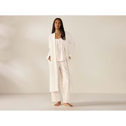 Unisex Organic Waffle Robe, undyed SM/MD