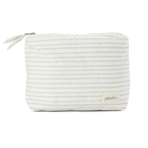 On The Go Pouch (Stripe Pebble Grey)