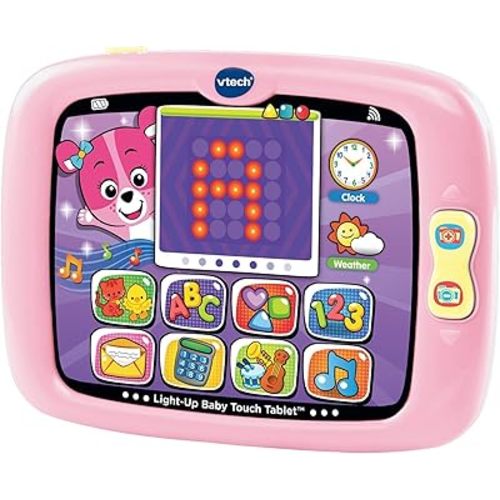 VTech Light-Up Baby Touch Tablet, Pink