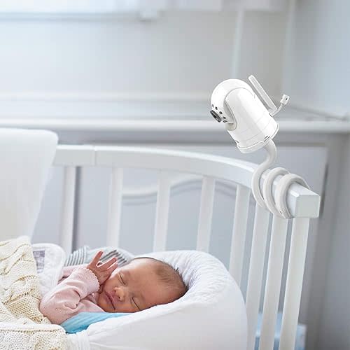 Flexible Mount for Infant Optics DXR-8 and DXR-8 Pro Baby Monitor,720p, White