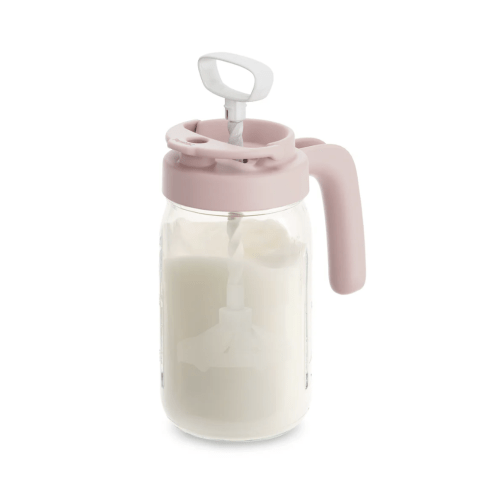 Glass Formula And Breastmilk Mixing Pitcher with Mixing Handle