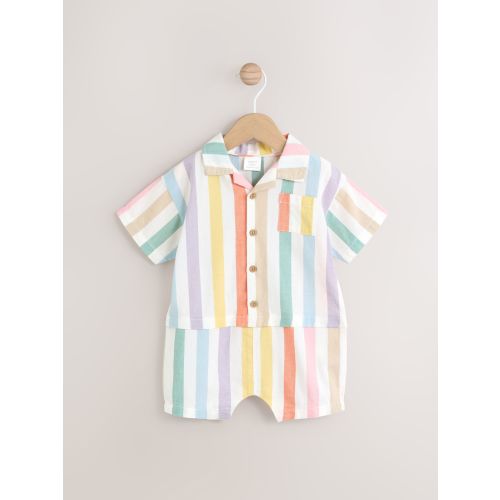 Bright Stripe Baby Romper (0mths-2yrs)