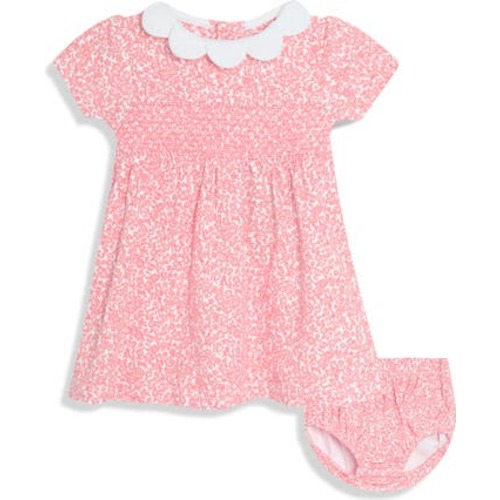 Floral Cotton Dress & Bloomers, 6-12M