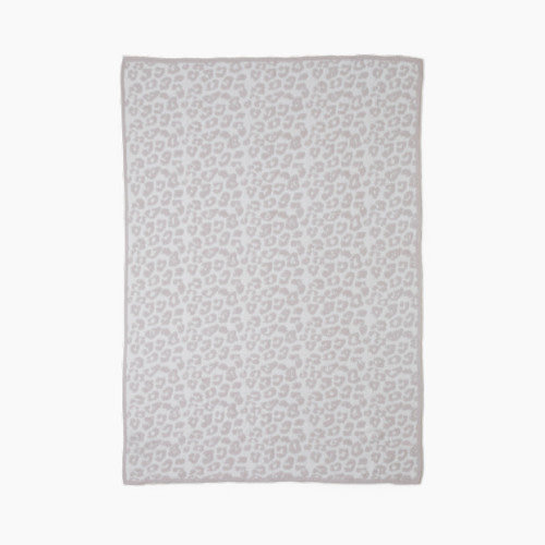 Barefoot Dreams CozyChic Barefoot In The Wild Throw - Cream/Stone