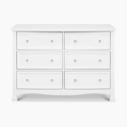 daVinci Kalani 6-Drawer Double Wide Dresser - White