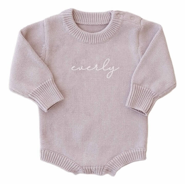 Personalized Printed Knit Sweater Bubble | Iris