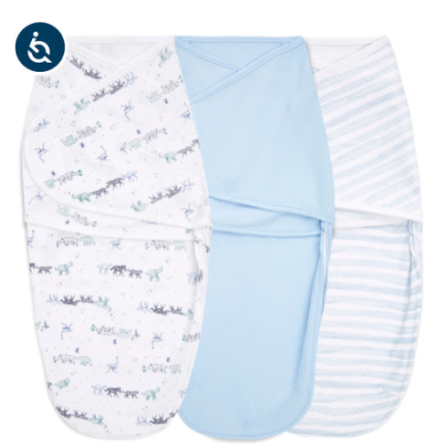 Rising Star Baby Cotton Easy Swaddle 0-3M | aden + anais