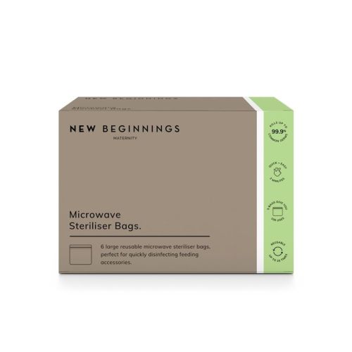 New Beginnings Microwave Steriliser Bags 6 Pack