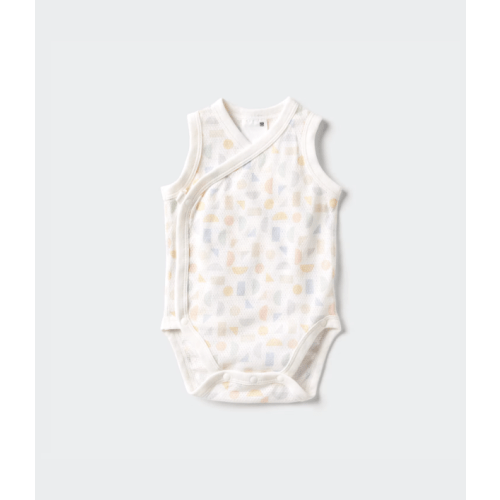 Baby Cotton Mesh Inner Bodysuit | Printed | Open Front | UNIQLO US