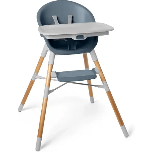 Skip Hop Baby High Chair 4 in 1 Convertible High Chair, EON, Slate Blue
