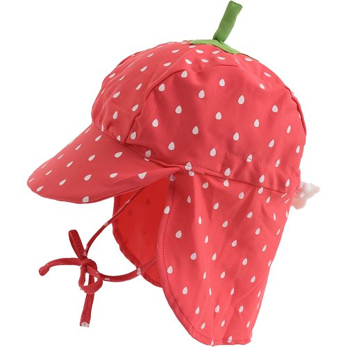 Cuddle Club Infant Sun Hat UPF 50+ UV Protection Hat Baby Summer Essentials, Strawberry Medium