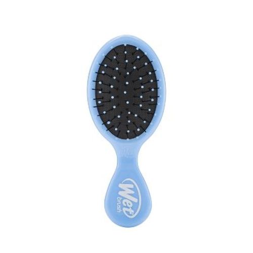 Wet Brush Mini Detangler Hair Brush For Less Pain, Effort And Breakage - Solid Sky Blue