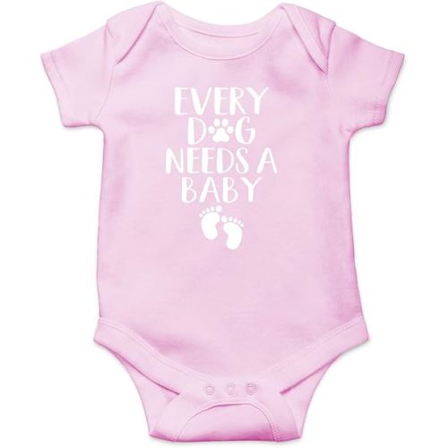 Every Dog Needs a Baby - Funny Baby Essentials Bodysuit - Baby Boy Clothes Newborn Girl Outfits