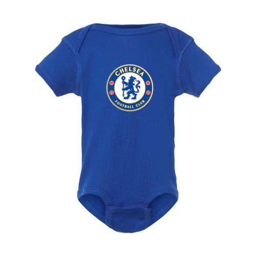Baby Chelsea Soccer Romper Onesie