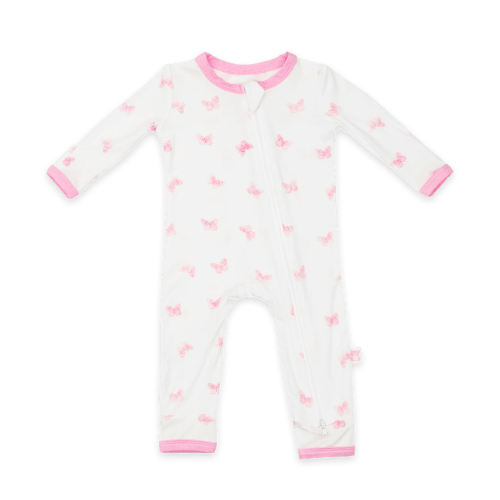 Zippered Romper Butterfly in 6-12