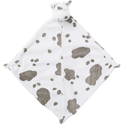 Angel Dear - White Cow, Blankie, White Cow With Grey Spots, 1 Count (Pack of 1)