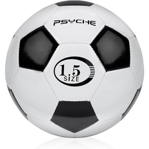 Wisdom Leaves Mini Soccer Ball for Kids/Toddlers,Small Soccer Balls Size 1.5,Baby Toy Ball for Indoor and Outdoor Play Games,Soft and Lightweight（160g）