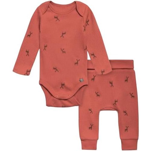 3-6mths Modern Moments by Gerber Baby Long Sleeve Bodysuit and Pant Set