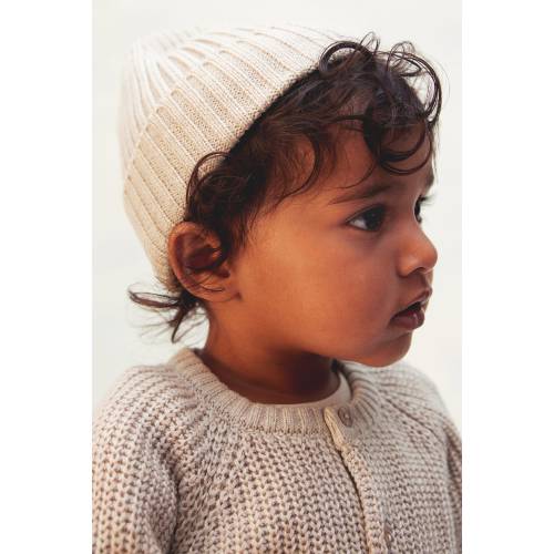 WOOL-KNIT BEANIE