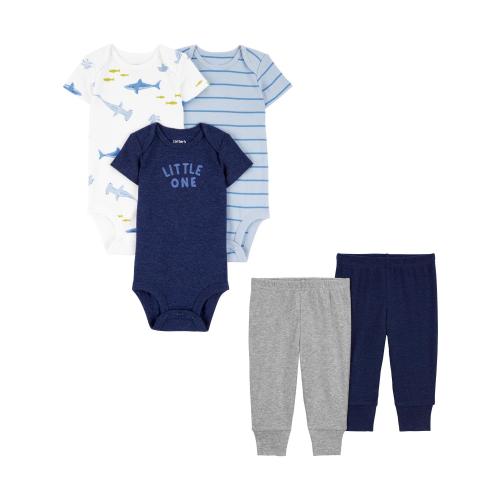 Carter's Child of Mine Baby Boy Outfit Set, 5-Piece, Sizes Preemie-18 Months