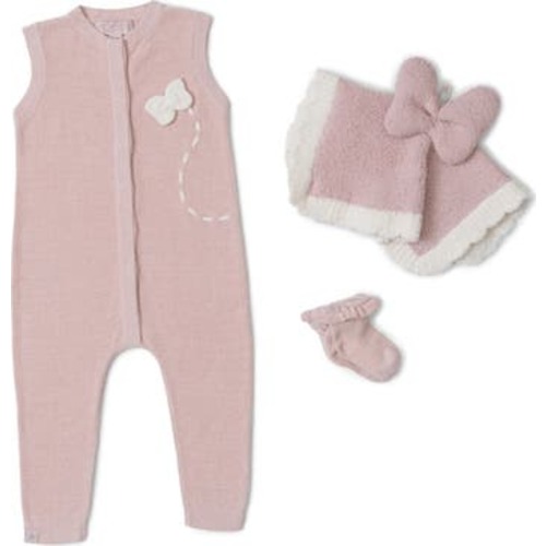 CozyChic™ Ultra Lite® Romper, Socks & Butterfly Soother Blanket Set, 3-6M
