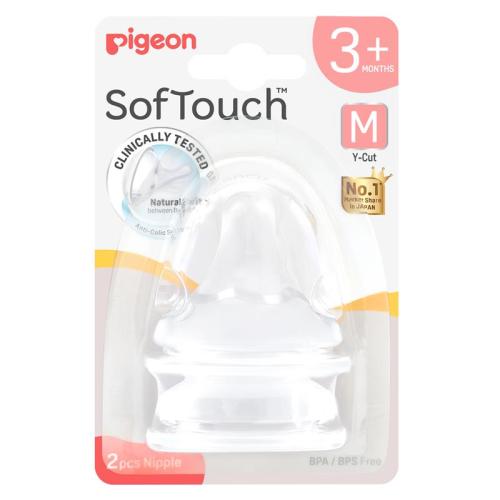Pigeon SofTouch Teat M 2 Pack