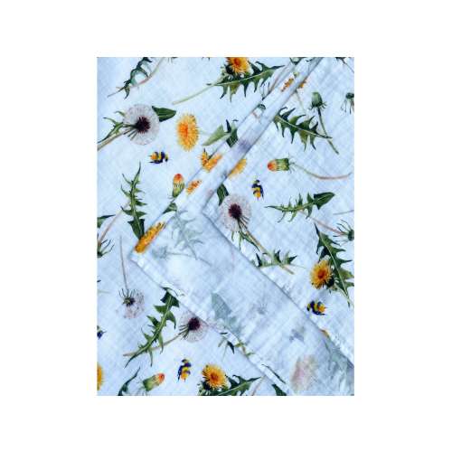 Dandelions Baby Swaddle Blanket