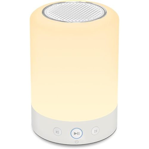 Kipcush White Noise Sound Machine, Nursery Night Light, 20 Soothing Sleep Sounds. Portable Design for Bedroom, Office, Travel, Up to 8 Hours Battery Life, Timer