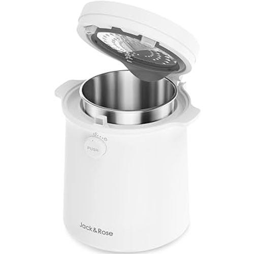 3L Stainless Steel Humidifier Easy Clean with Steam Warm Mist, Dishwasher Safe Humidifier for Bedroom, with Sleep Mode, Timer and Auto-off Setting