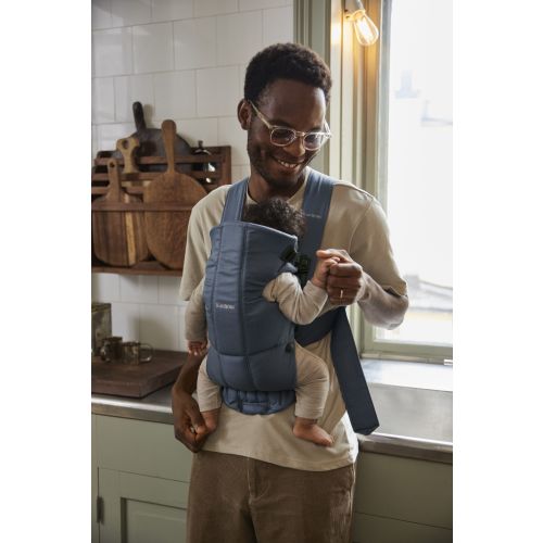 BabyBjörn Baby Carrier Mini - Woven Vintage Indigo