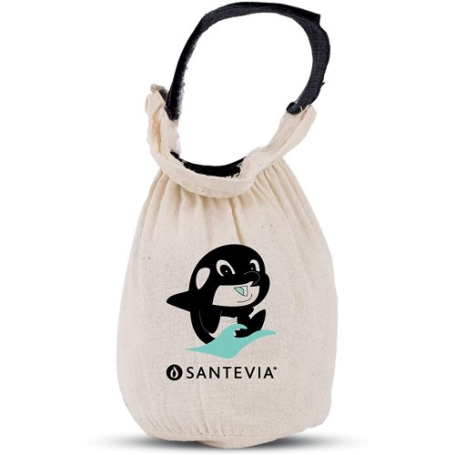 Organic Cotton Bath Faucet Filter by Santevia | Sensitive Skin Bathtub Water Purifier | Adds Nourishing Minerals for Hair & Skin | Chlorine Filter | Made in North America