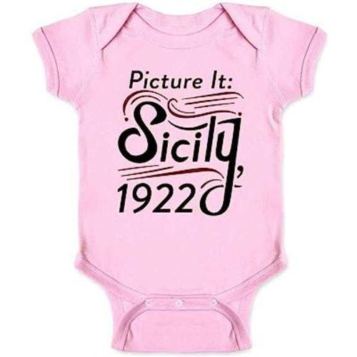 Pop Threads Picture It Sicily 1922 Television Funny Retro 80s Baby Toddler Kids Girl Boy T-Shirt