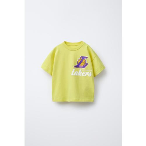 LOS ANGELES LAKERS NBA T-SHIRT - Yellow | ZARA United States
