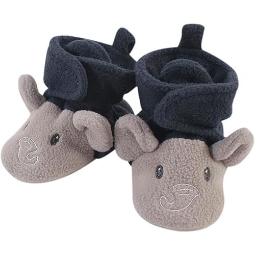 Hudson Baby Unisex-Child Cozy Fleece Booties Winter Accessory Set