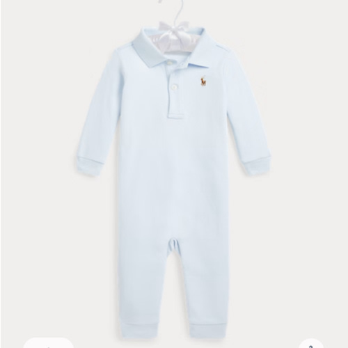 Soft Cotton Polo Coverall | Ralph Lauren
