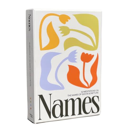 Names of God: 52-Week Conversation Cards Devotional to Learn God’s Character Through Scripture Reflection and Memorization for Small Groups and Families