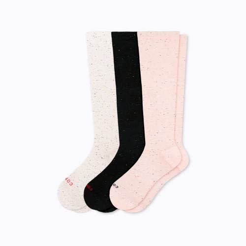 Recycled Cotton Compression Socks – 3 Pack