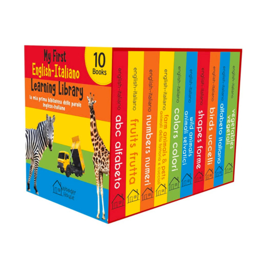 My First English-Italiano Learning Library – Italian Children's Market