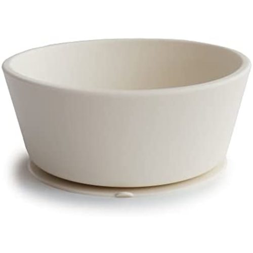 mushie Silicone Suction Bowl (Ivory)