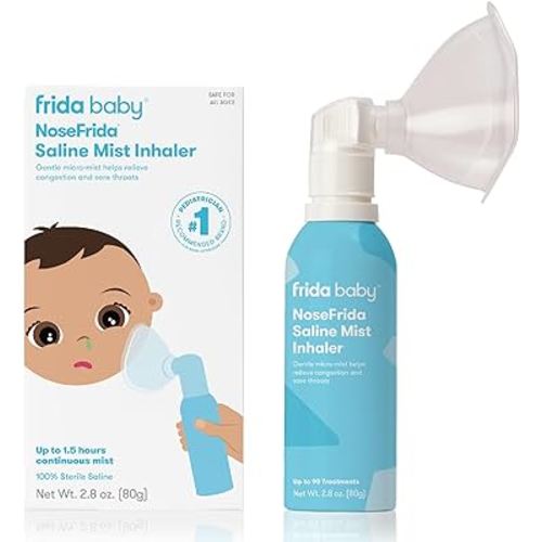 Frida Baby NoseFrida Case + Refills | Cleaning and Storage for Doctor-Recommended NoseFrida The Snotsucker Nasal Aspirator, Storage Travel Case, Bristle Cleaning Brush, Hygiene Filters, Baby Registry