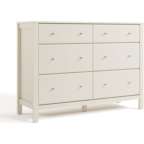Storkcraft – Horizon 6 Drawer Dresser (Frosted Oat)