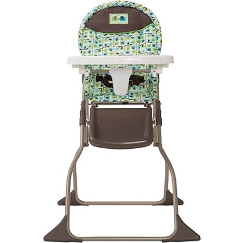 Cosco Simple Fold High Chair with 3-Position Tray (Elephant Squares)