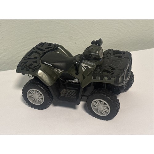 Polaris 550 Sportsman 4x4 ERTL Diecast 6" ATV Green Plastic Toy Model
