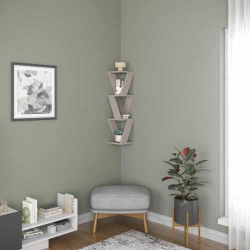 Chicago Modern Corner Wall Shelf