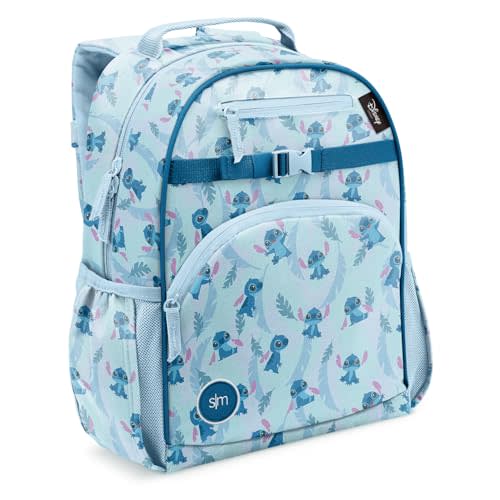 Simple Modern Disney Toddler Backpack for School Girls and Boys | Kindergarten Elementary Kids Backpack | Fletcher Collection | Kids - Medium (15" tall) | Tropical Stitch