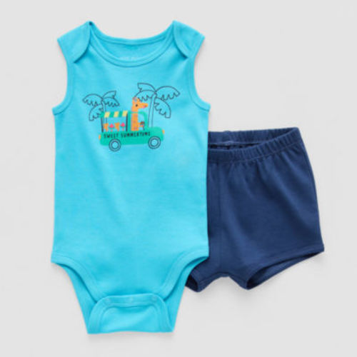 Okie Dokie Baby Boys 2-pc. Short Set